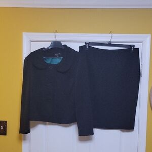 Black Skirt Suit Set